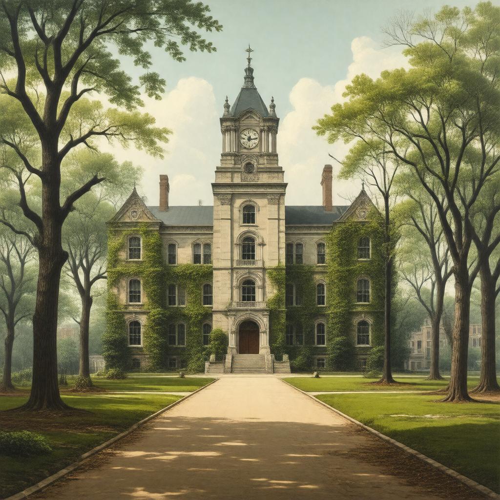 AI-created image of Benton College