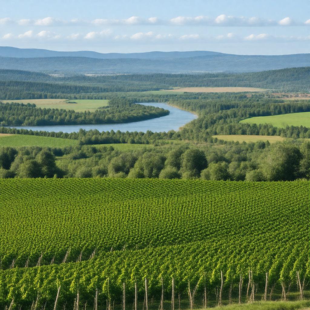 AI-created image of Benton County, Washington, USA