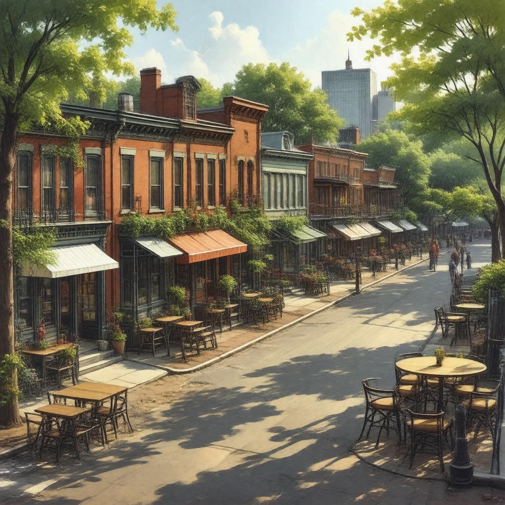 AI-created image of Benton Park