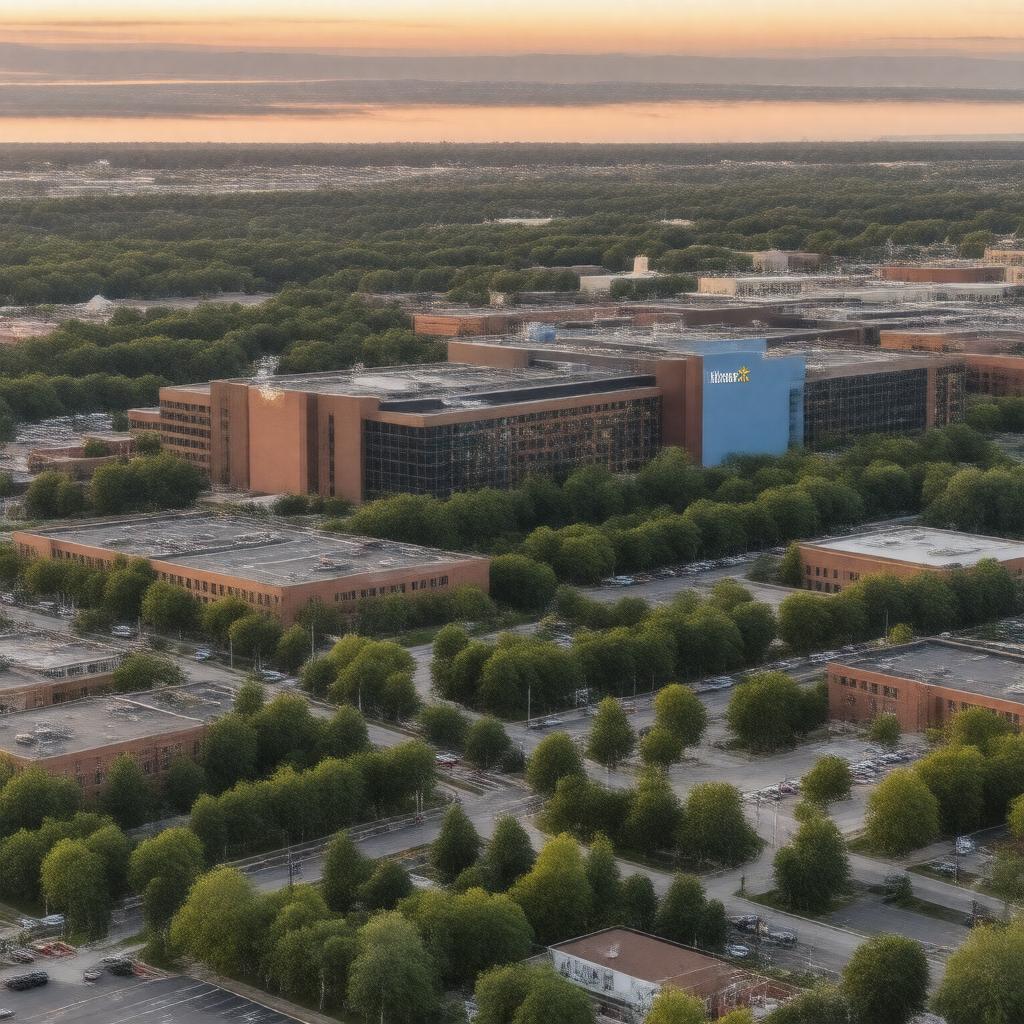 AI-created image of Bentonville, Arkansas, United States