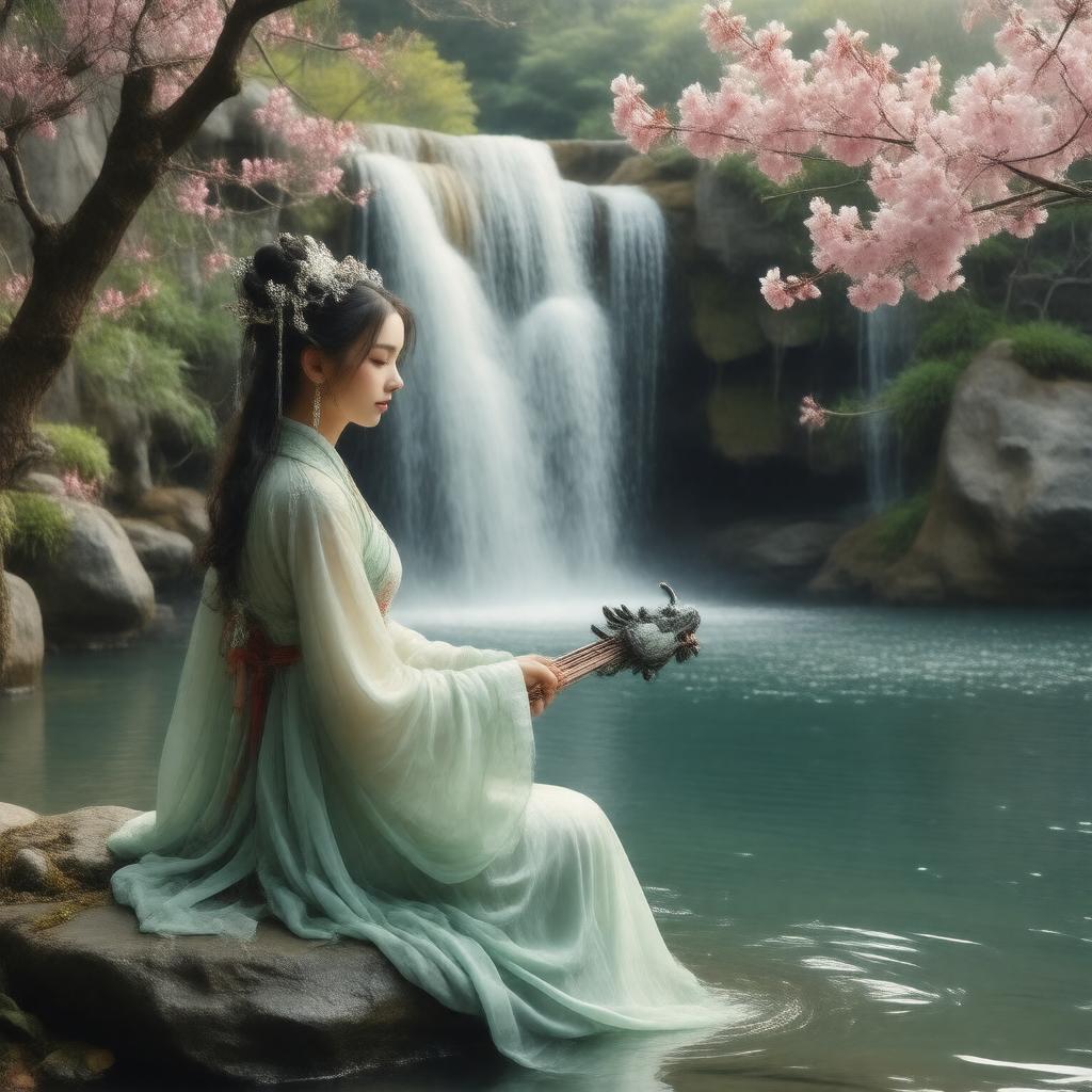 AI-created image of Benzaiten