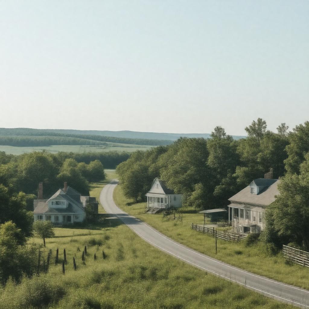 AI-created image of Benzonia, Michigan, USA