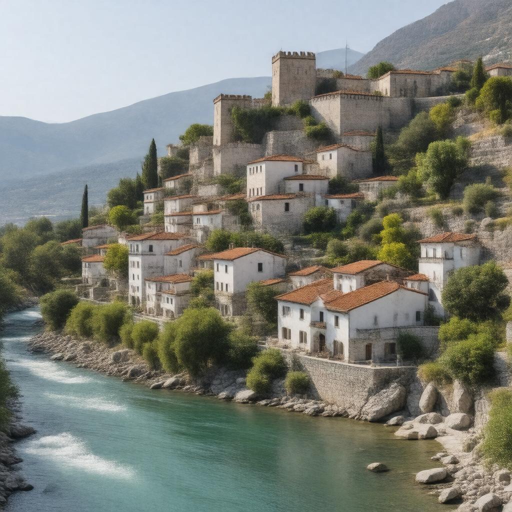 AI-created image of Berat