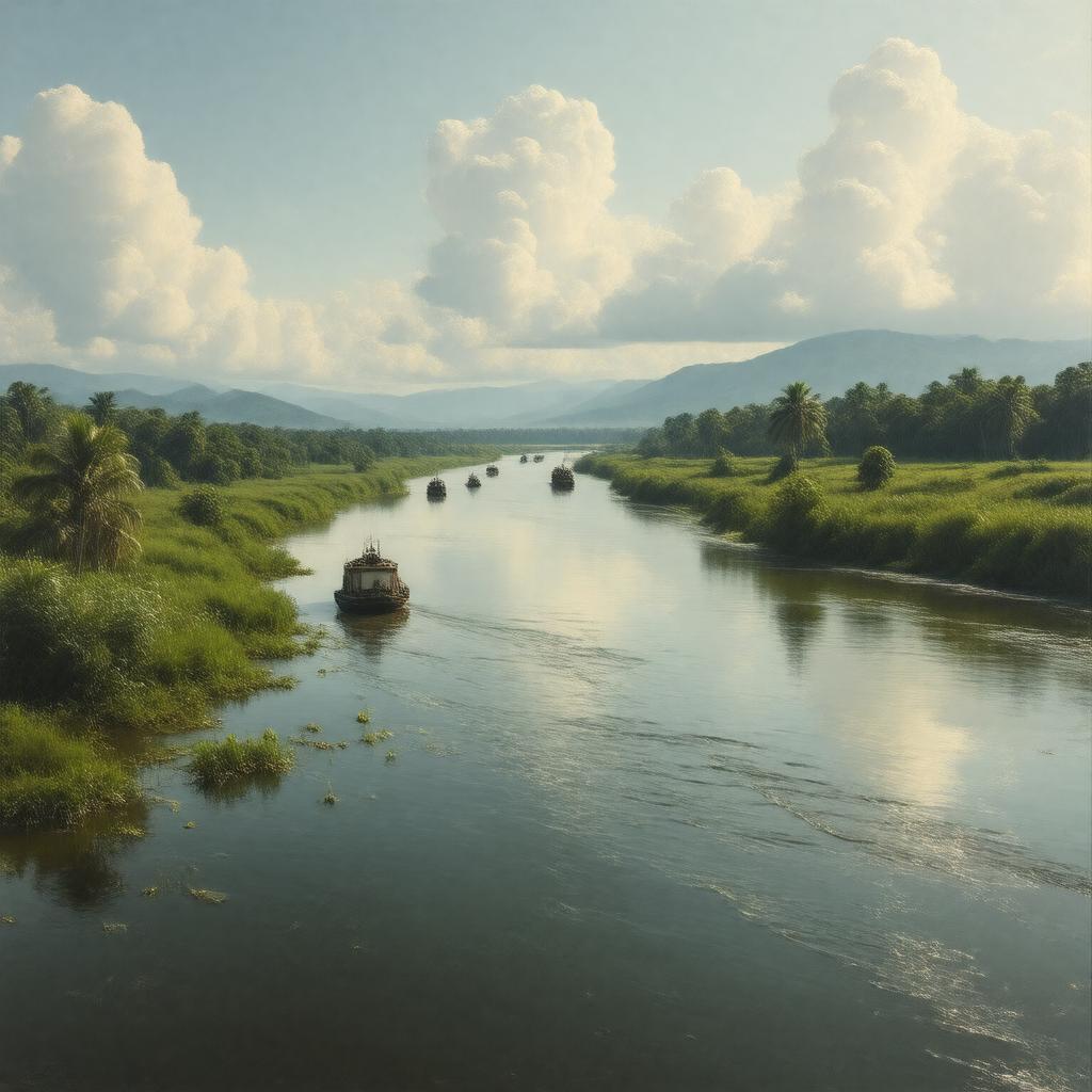 AI-created image of Berbice River