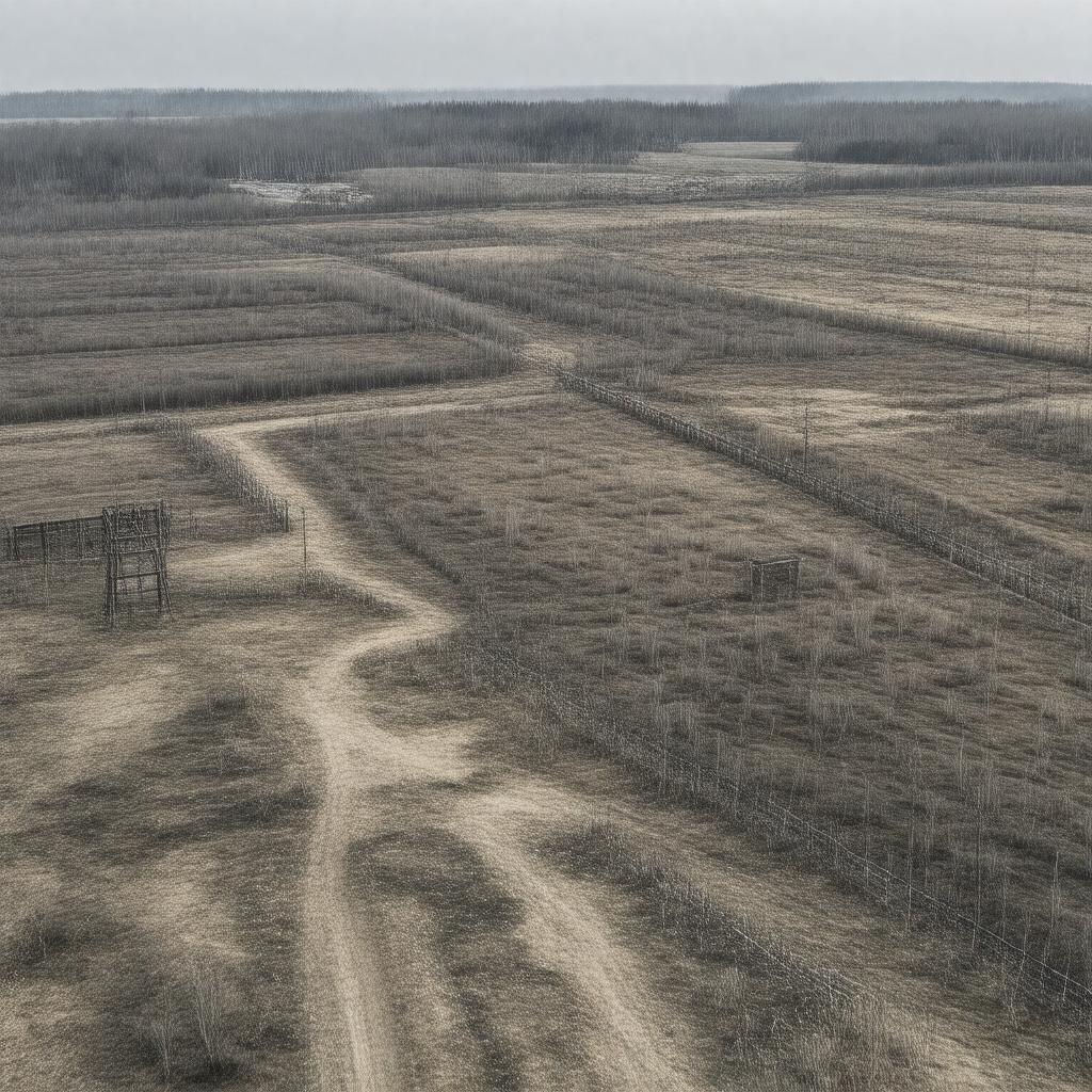 AI-created image of Bergen-Belsen