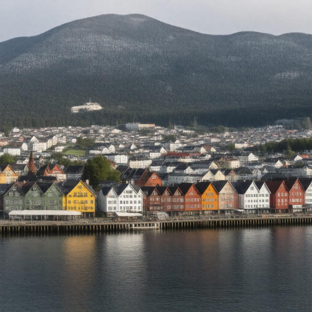 AI-created image of Bergen