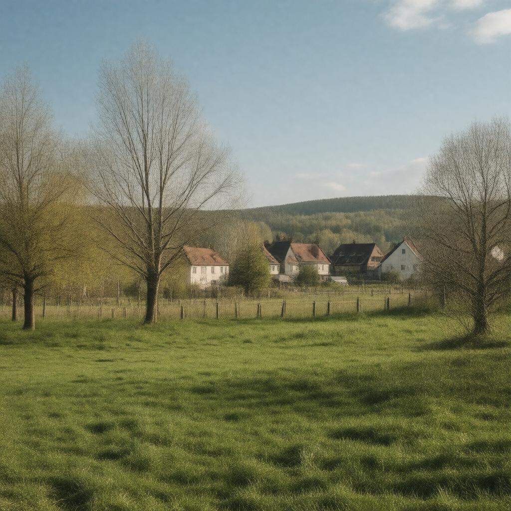 AI-created image of Bergen, Germany