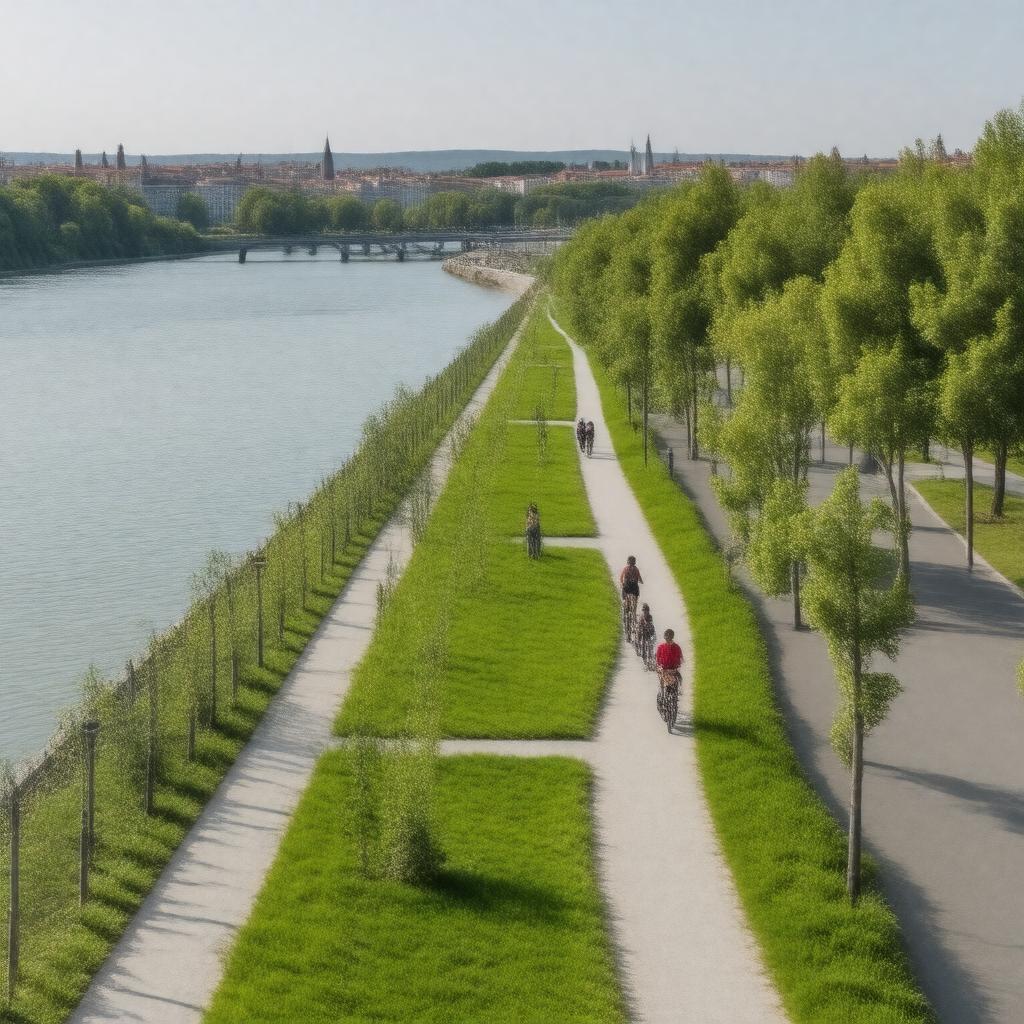 Click to view larger image AI-created image of Berges du Rhône