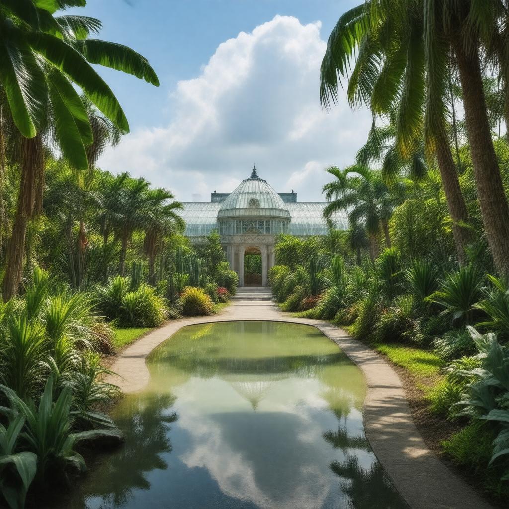 AI-created image of Berggarten