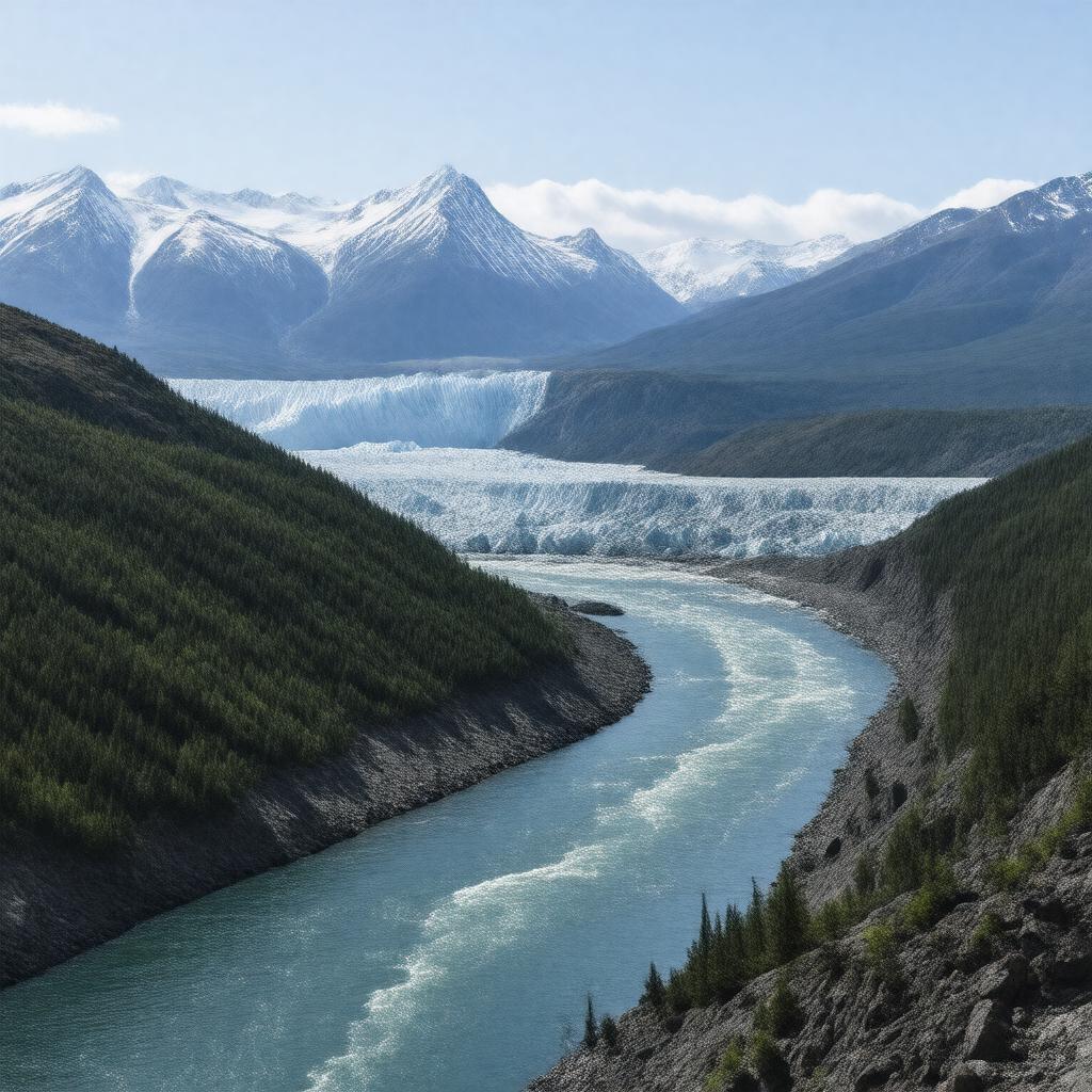 AI-created image of Bering River