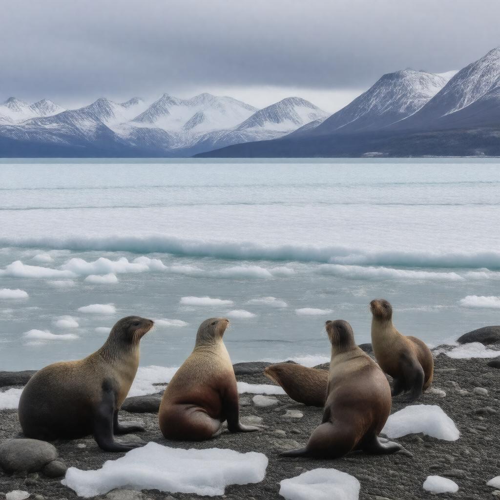 AI-created image of Bering Sea