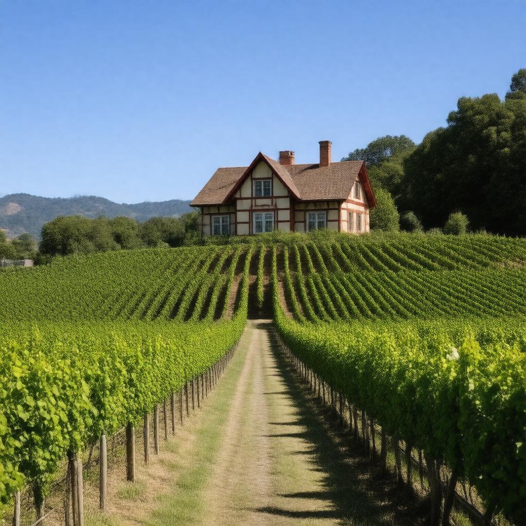 AI-created image of Beringer Vineyards