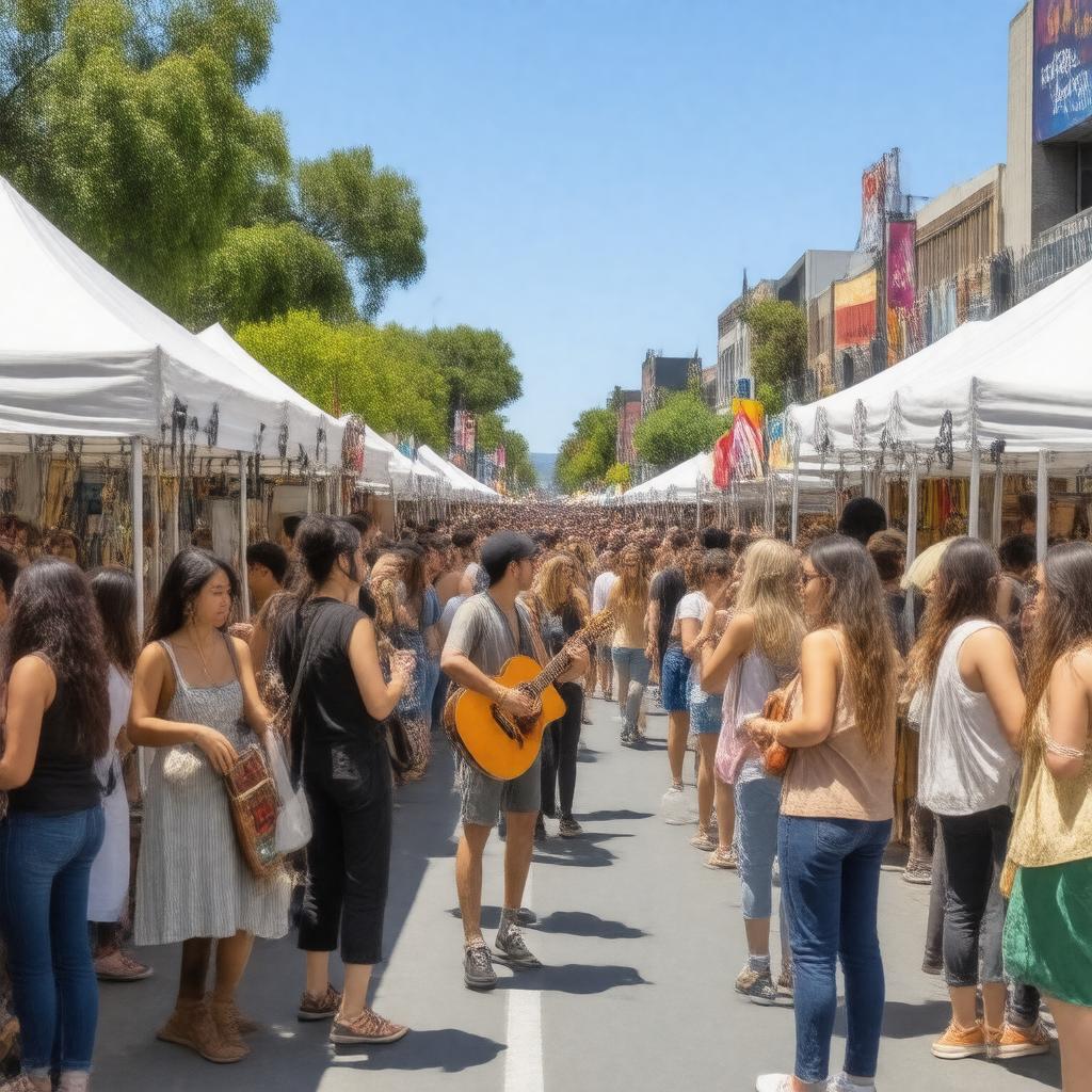 AI-created image of Berkeley Arts Festival