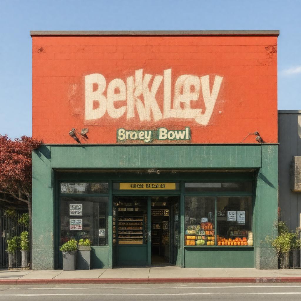 Click to view larger image AI-created image of Berkeley Bowl