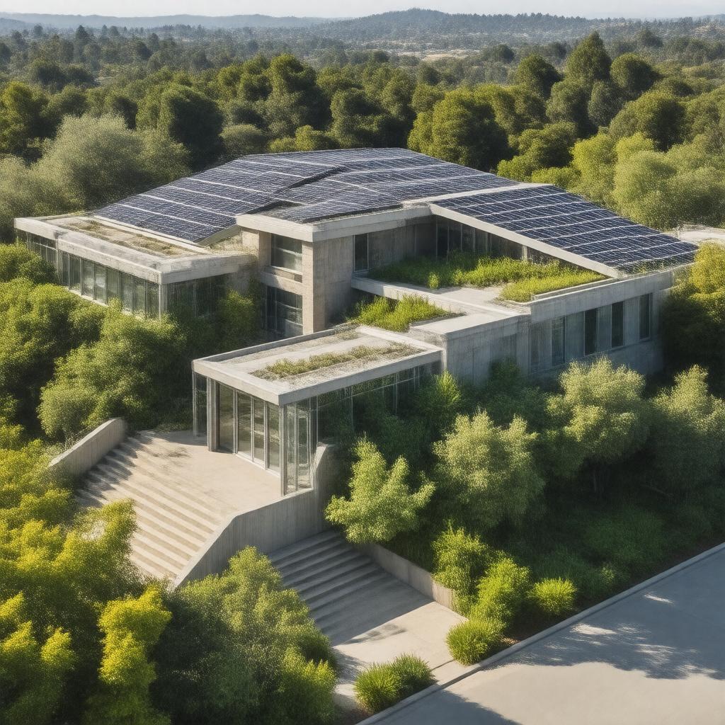 Click to view larger image AI-created image of Berkeley Center for Green Chemistry