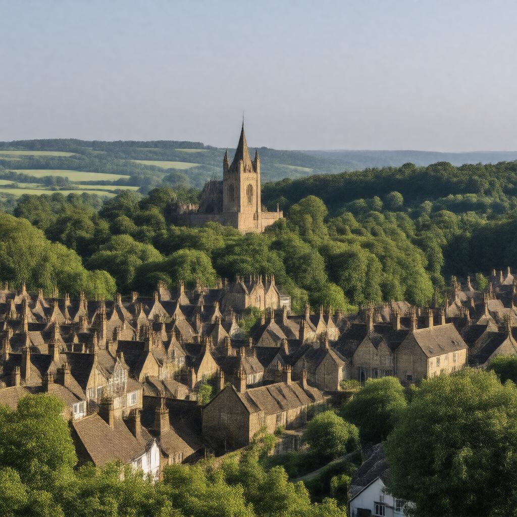 AI-created image of Berkeley, England