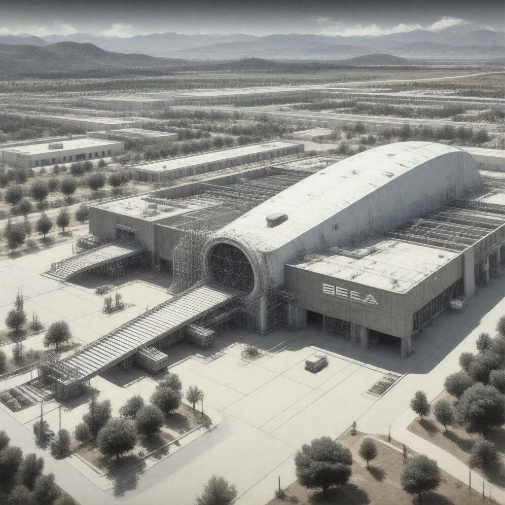 AI-created image of Berkeley Lab Laser Accelerator (BELLA)