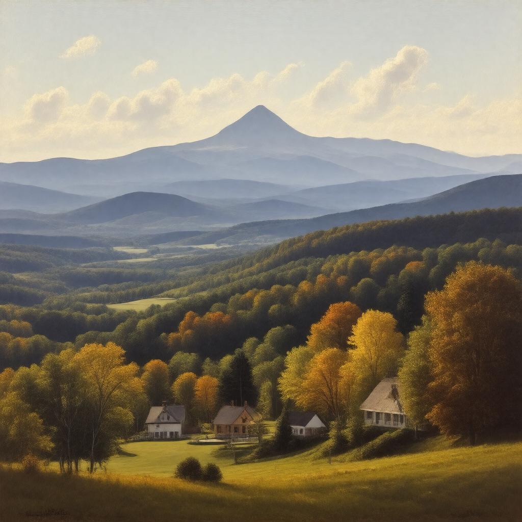 AI-created image of Berkshire County, Massachusetts