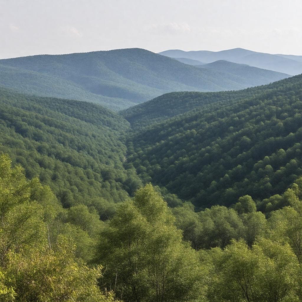 AI-created image of Berkshire Mountains