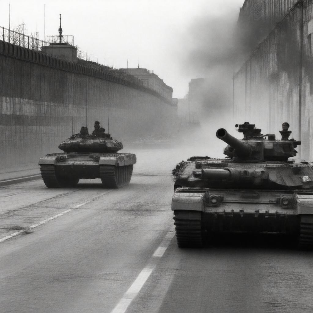AI-created image of Berlin Crisis of 1961