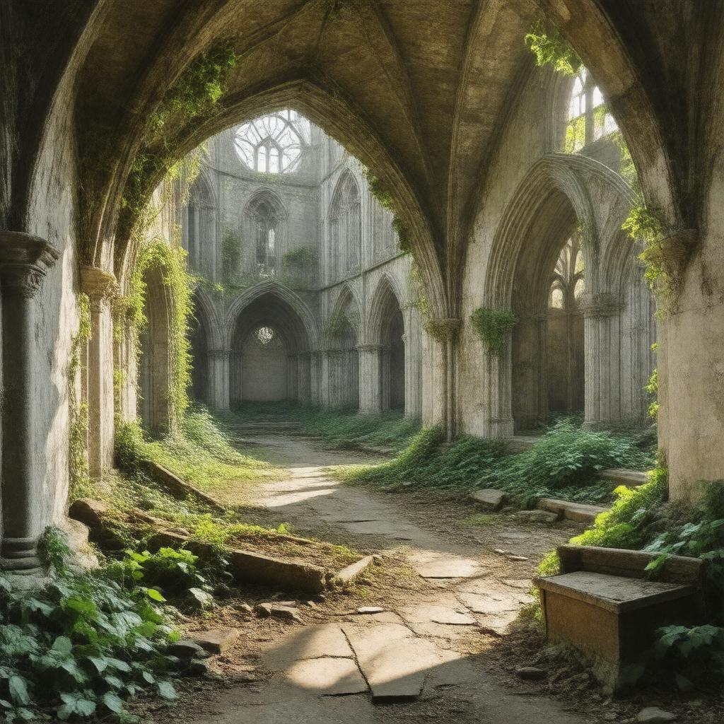 AI-created image of Bermondsey Abbey (historical)