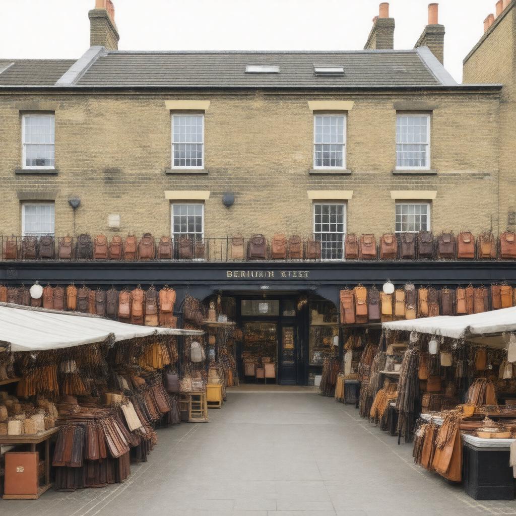 AI-created image of Bermondsey Leather Market