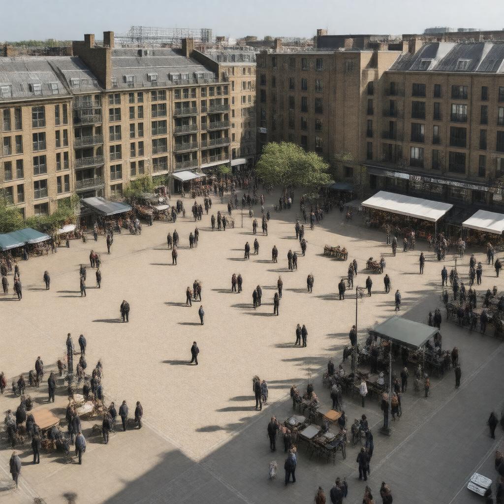 AI-created image of Bermondsey Square