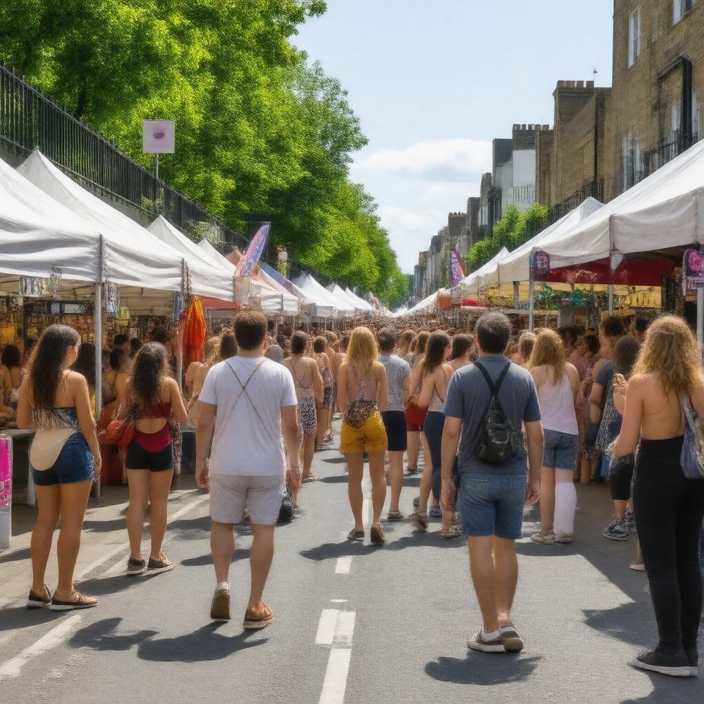 AI-created image of Bermondsey Street Festival