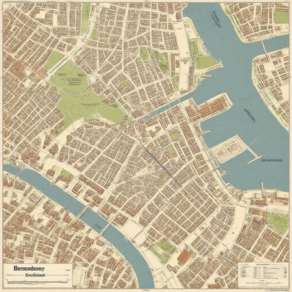 AI-created image of Bermondsey and Old Southwark