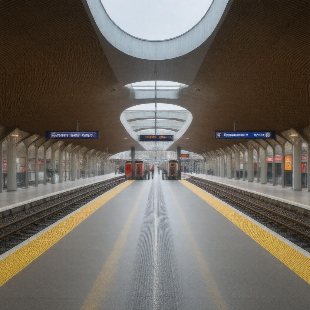 AI-created image of Bermondsey station
