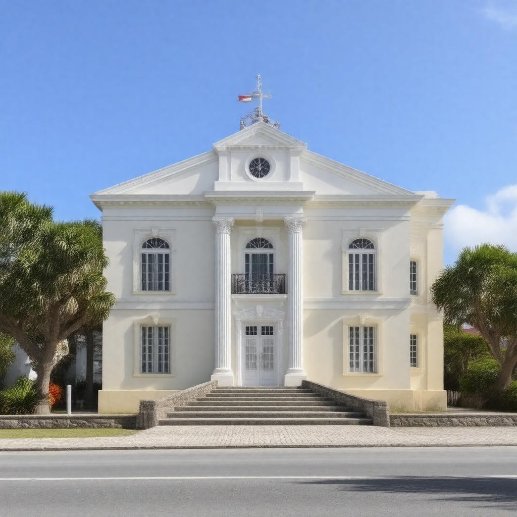 Click to view larger image AI-created image of Bermuda Parliament