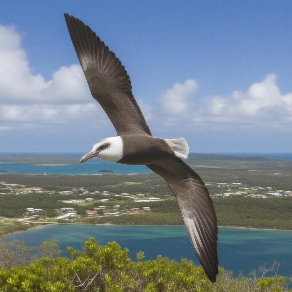 AI-created image of Bermuda petrel