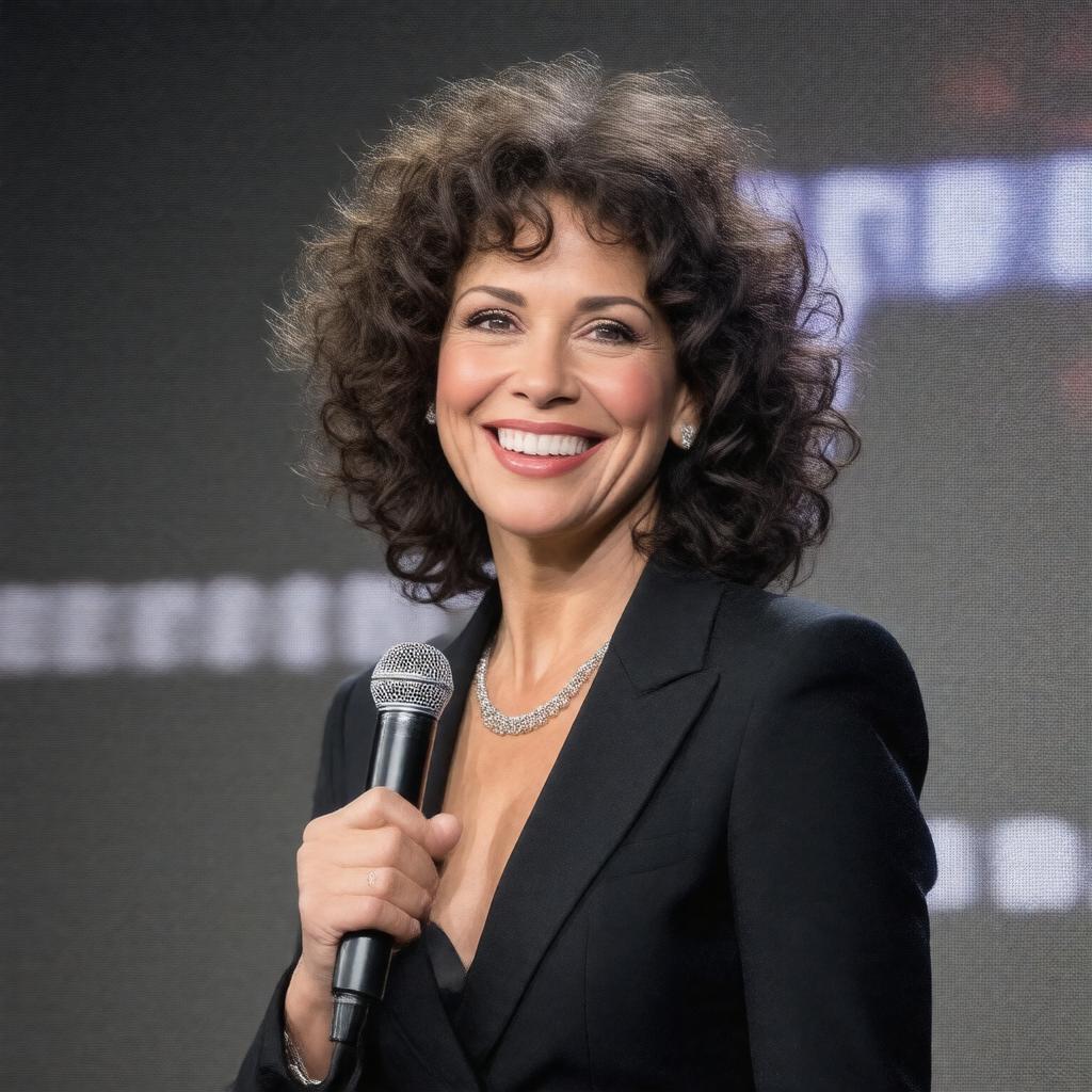 AI-created image of Bernadette Peters