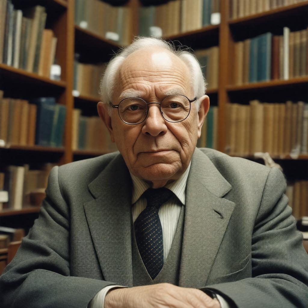 AI-created image of Bernard Lewis