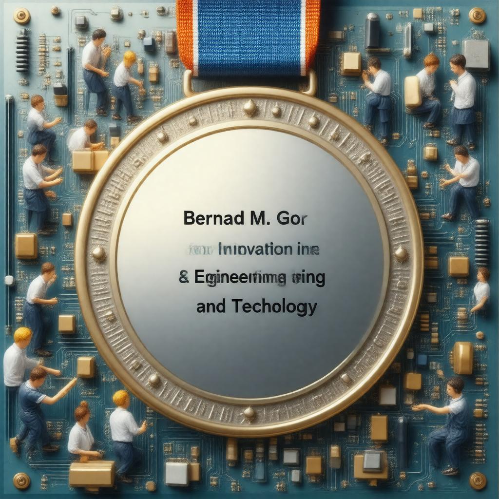 Click to view larger image AI-created image of Bernard M. Gordon Prize for Innovation in Engineering and Technology Education