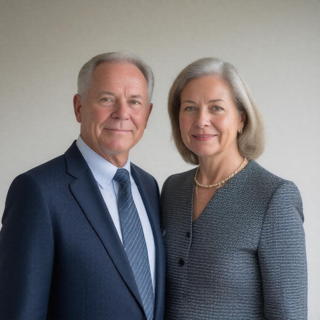 Click to view larger image AI-created image of Bernard M. and Lisa M. Hirsh