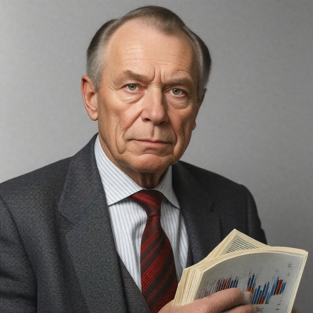 AI-created image of Bernard Silverman