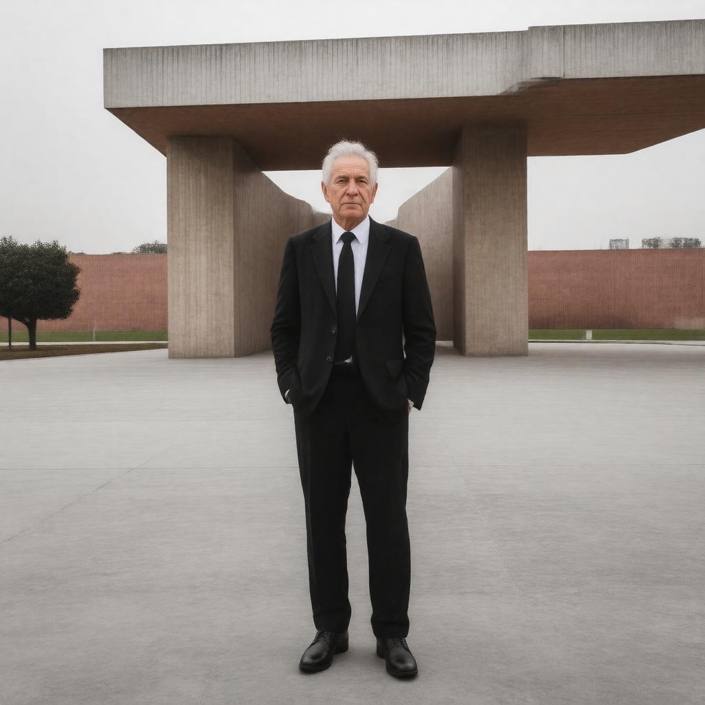 AI-created image of Bernard Tschumi