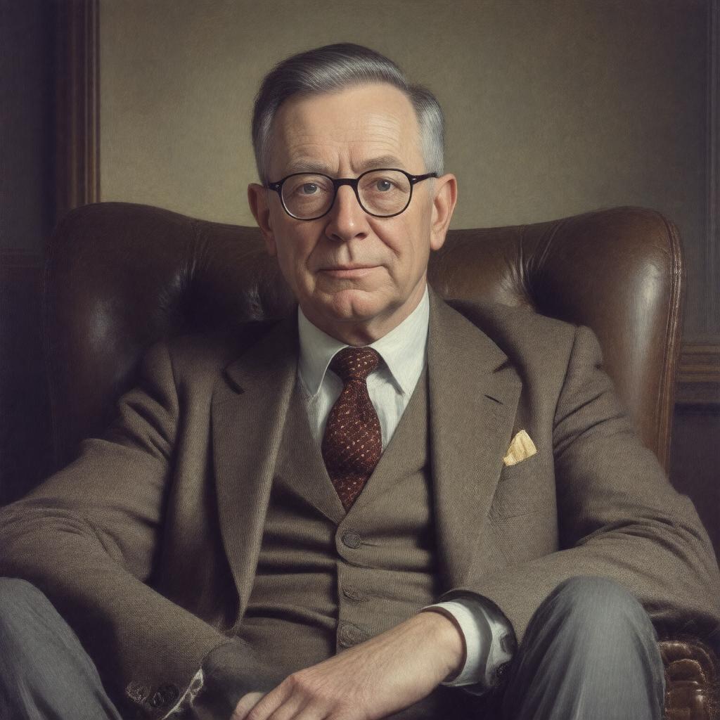 AI-created image of Bernard Williams