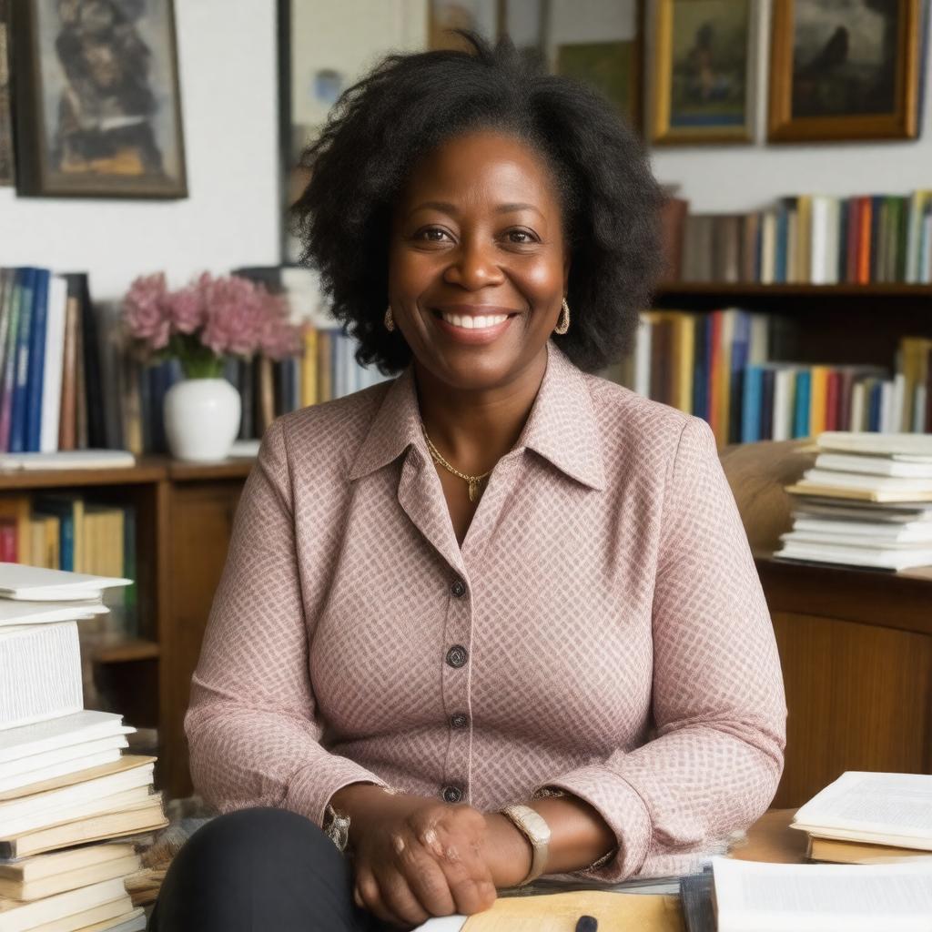 AI-created image of Bernardine Evaristo