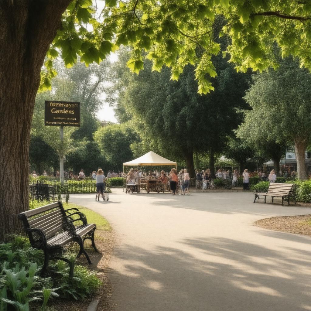 AI-created image of Bernays Gardens