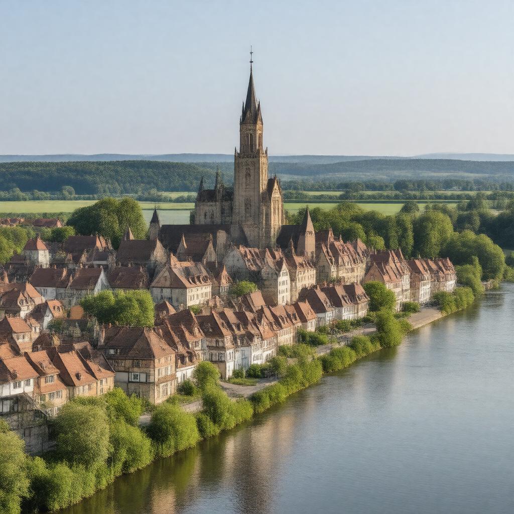 AI-created image of Bernburg