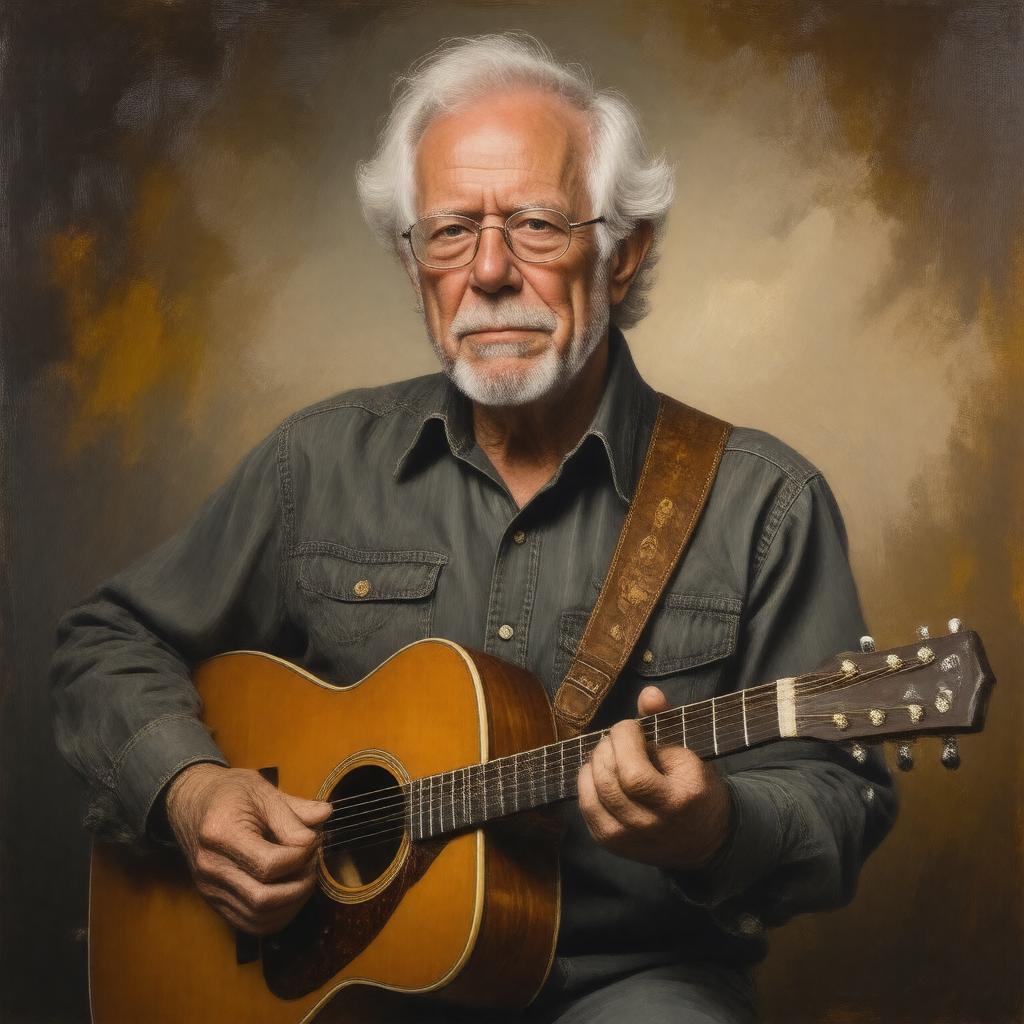 AI-created image of Bernie Leadon
