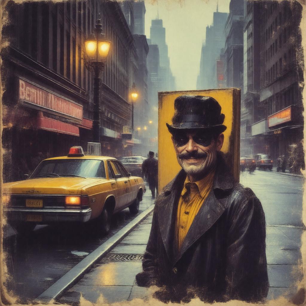 AI-created image of Bernie Rhodenbarr series