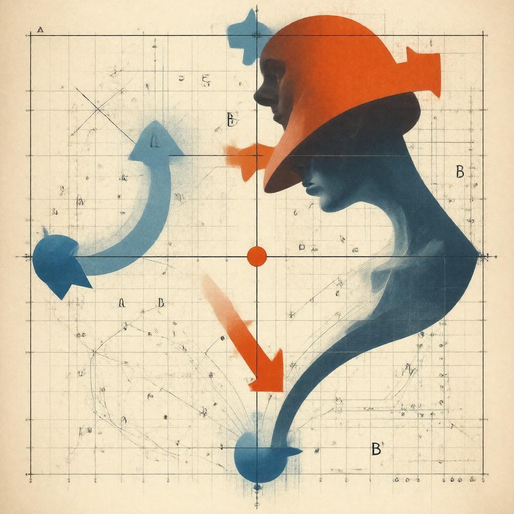 AI-created image of Bernstein–Cantor–Schroeder theorem