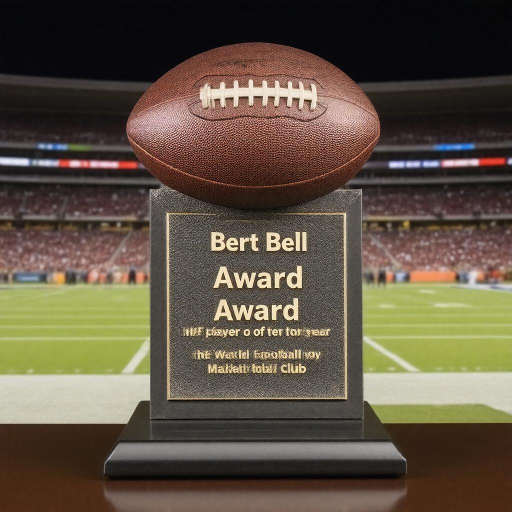 Click to view larger image AI-created image of Bert Bell Award