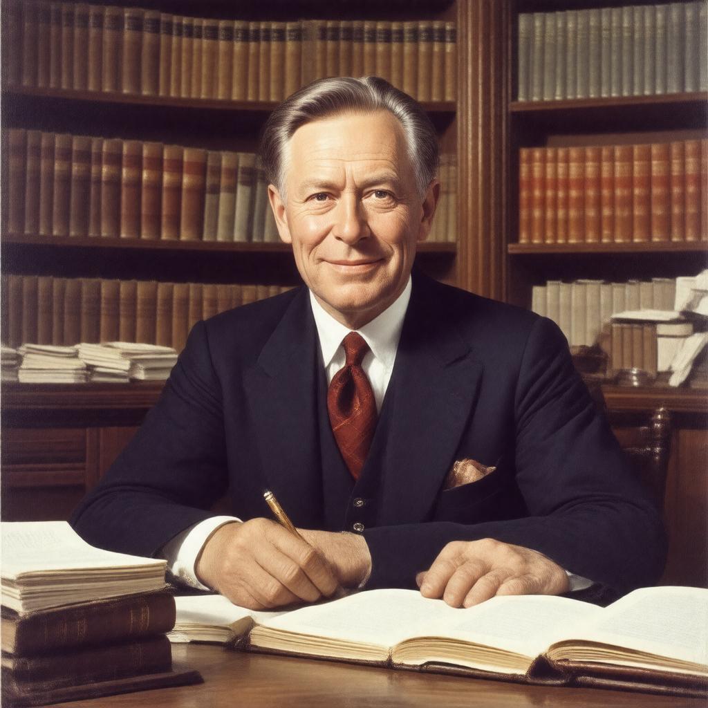 AI-created image of Bertil Ohlin