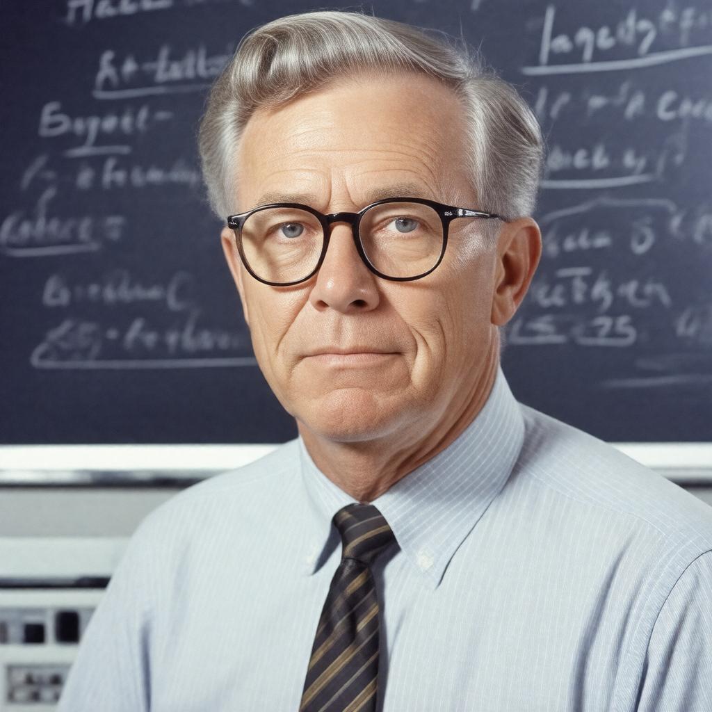 AI-created image of Bertram Raphael
