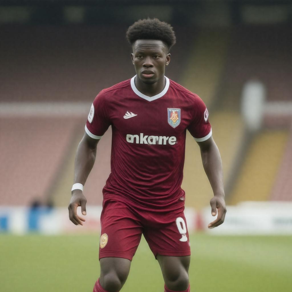 AI-created image of Bertrand Traoré