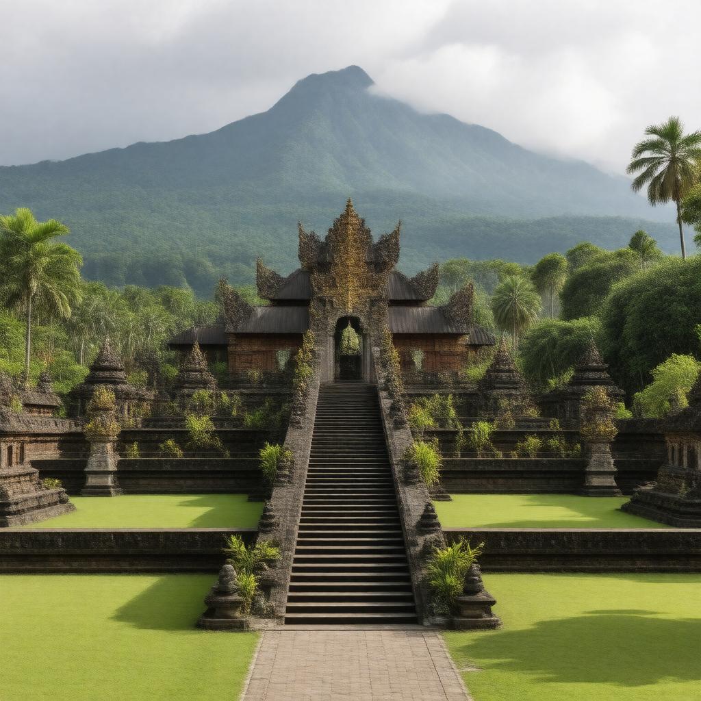 Click to view larger image AI-created image of Besakih Temple